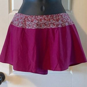 Prana Sakti Swim Skirt Pomegranate / Seashells M